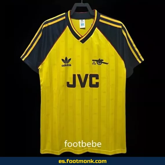 Camiseta Retro Arsenal Exterior Amarilla 1988-1990 - Edición Clásica