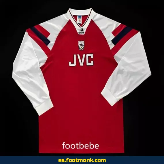 Camiseta Retro Arsenal 1992-1994 Local Mangas Largas - Edición Clásica
