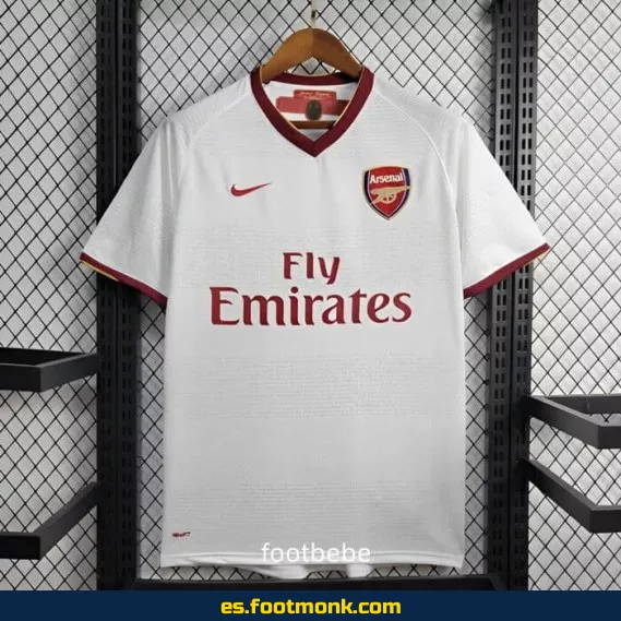 Camiseta Retro Arsenal 2007-2008 Exterior - Edición Clásica