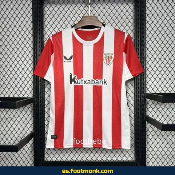 Camiseta Oficial Athletic Bilbao 2024-2025 Temporada - Domicilio - Envío Rápido