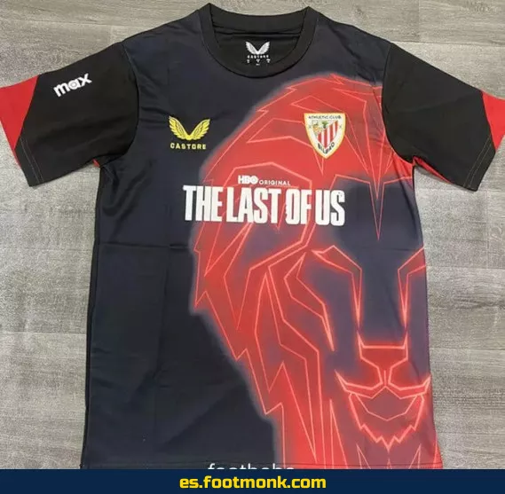Camiseta Athletic Bilbao 2025-2026 Concepto Negro - Edición Especial - Envío a Domicilio
