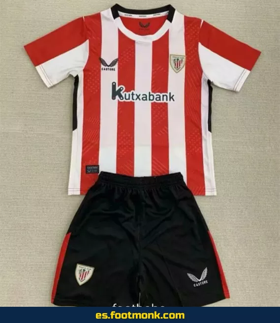 Camiseta Oficial Athletic Bilbao Niños 2024-2025 - Primera Equipación - Envío a Domicilio
