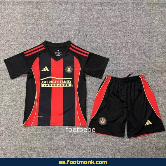 Camiseta de fútbol infantil Atlanta United 2025-2026, camiseta oficial de casa