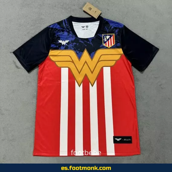 Camiseta Oficial del Atlético de Madrid 2025-2026 Edición Wonder Woman – Colección Exclusiva