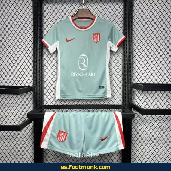 Camiseta Oficial del Atlético de Madrid para Niños 2024-2025 - Tercera Equipación