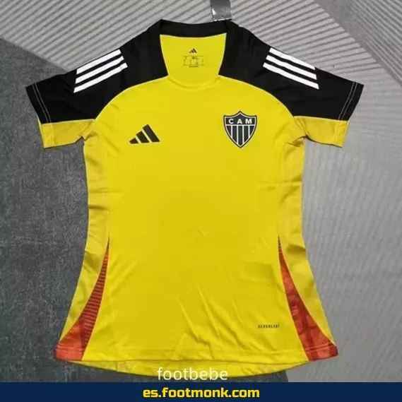 Camiseta de Entrenamiento Atlético Mineiro Mujer 2025-2026 Amarilla – Edición Oficial