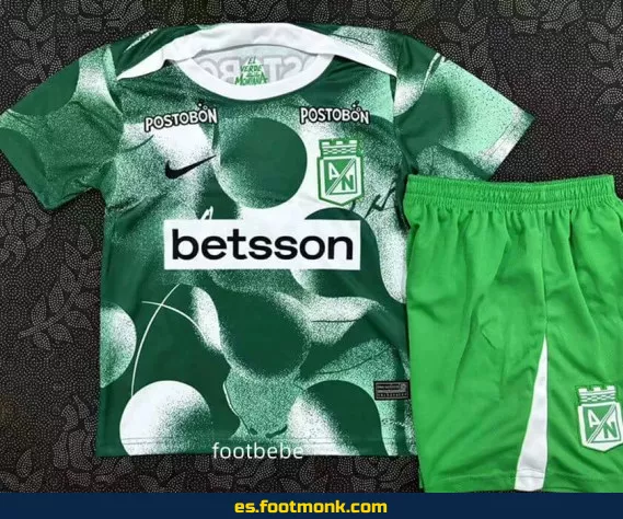 Camiseta Oficial Atlético Nacional Niños 2025-2026 - Verde | Edición Especial | Envío a Domicilio