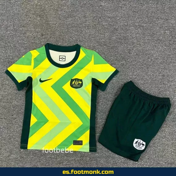 Camiseta Australia Niños 2025-2026 Local – Edición Oficial