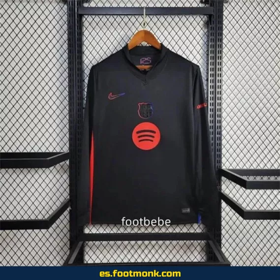 Camiseta FC Barcelona 2024-2025 Tercera Equipación Manga Larga - Edición Oficial