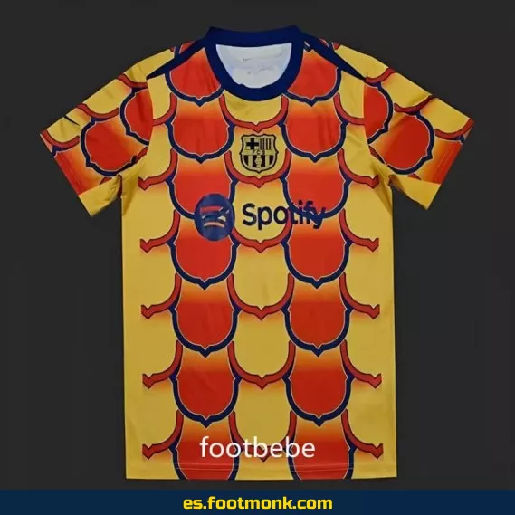 Camiseta de Entrenamiento FC Barcelona 2024 Naranja – Edición Oficial