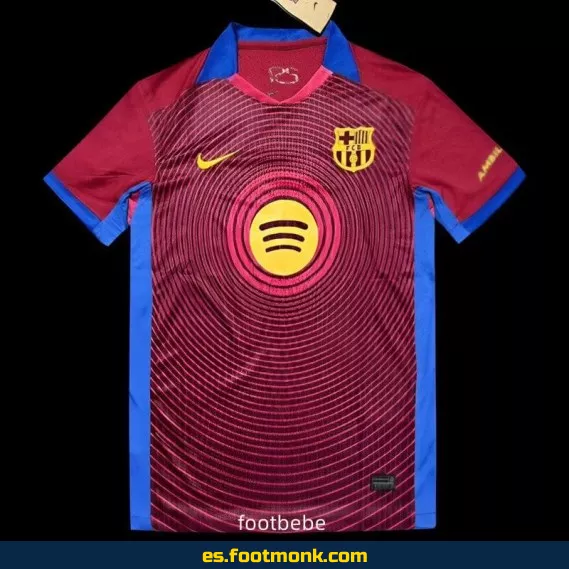 Camiseta de fútbol Barcelona 2025-2026 Bourgogne - Edición Limitada