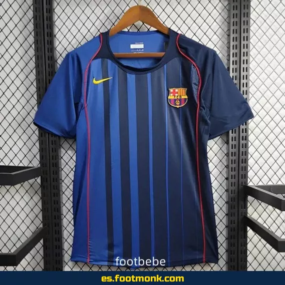 Camiseta FC Barcelona Vintage 2004-2005 - Edición Exterior - Réplica Oficial