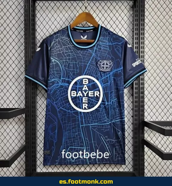 Camiseta Oficial Bayer 04 Leverkusen 2024-2025 Carbón – Edición Especial