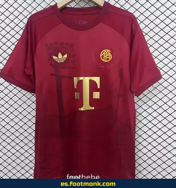 Camiseta Oficial Bayern Munich 2024 - 125 Aniversario Edición Especial (Roja) - Compra Online