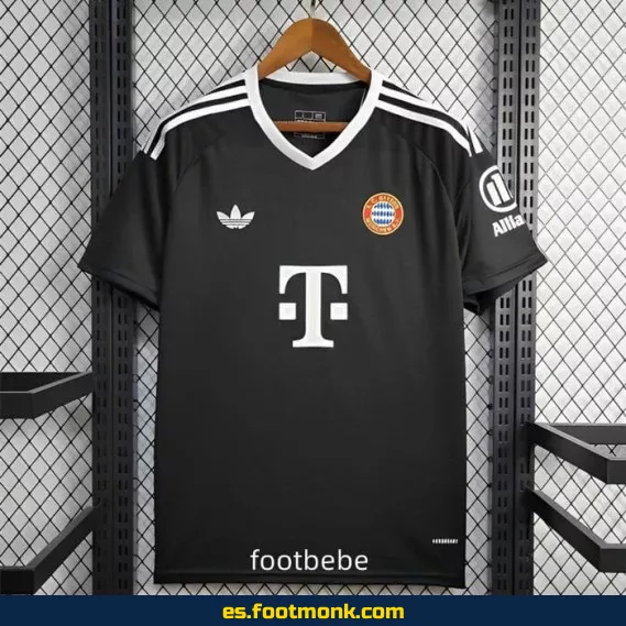 Camiseta de Portero Bayern Munich 2024-2025 Negra – Edición Oficial