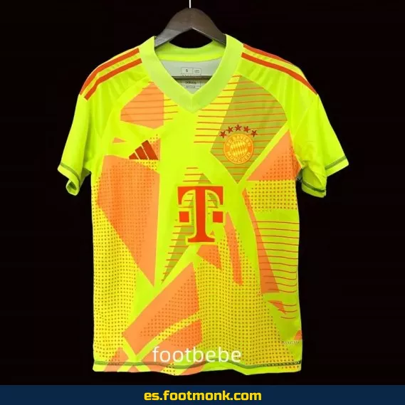 Camiseta Portero Bayern Munich 2024-2025 Verde Fluorescente – Edición Oficial