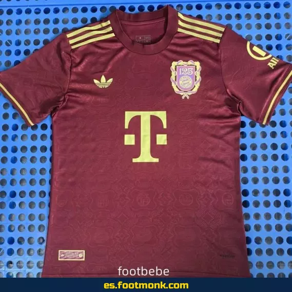 Camiseta Oficial Bayern Munich 2025 - 125 Aniversario Edición Especial Roja