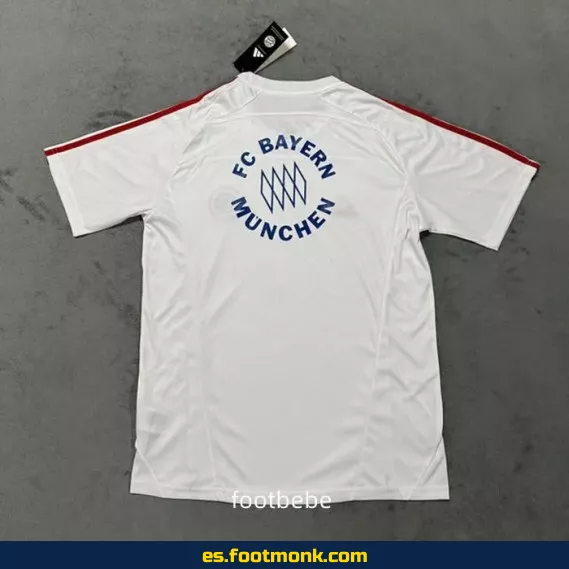 Camiseta de Entrenamiento Bayern Munich 2025-2026 Blanca – Oficial, Edición Especial