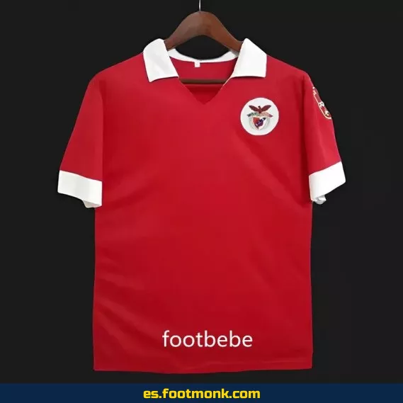 Camiseta retro del Benfica 1960-1961, edición especial clásica, color rojo - Réplica oficial vintage