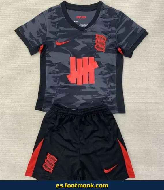 Camiseta Third Birmingham City Niños 2024-2025 - Edición Negra Oficial