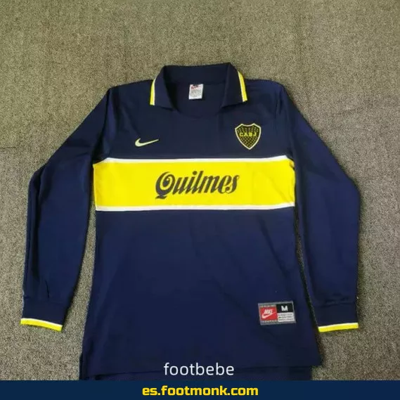 Camiseta Retro Boca Juniors 1996-1997 Edición Clásica - Local Mangas Largas - Réplica Oficial