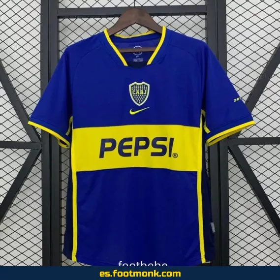 Camiseta Retro Boca Juniors 2002-2003 Edición Especial - Original, Clásica y de Alta Calidad