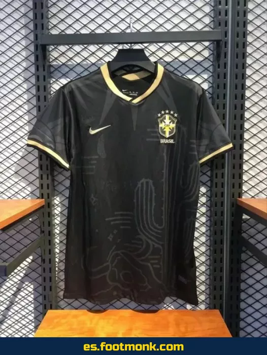 Camiseta Brasil 2022 Negra - Edición Oficial