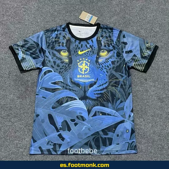 Camiseta Brasil 2024-2025 Edición Especial Leopardo – Réplica Oficial