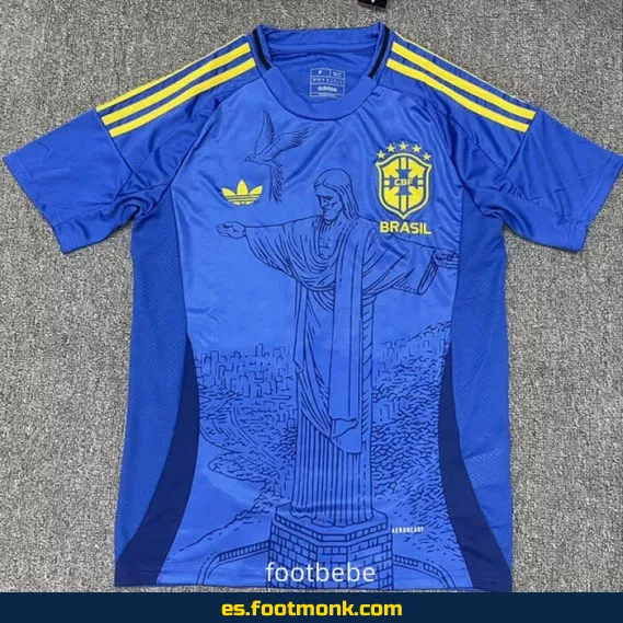 Camiseta Retro Brasil 2025-2026 Azul - Edición Especial