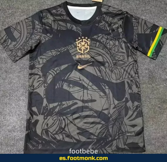 Camiseta Brasil 2025-2026 Edición Especial Negra - Réplica Oficial