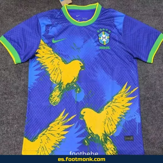 Camiseta de Brasil 2025-2026 Edición Especial Concepto Azul – Réplica Oficial