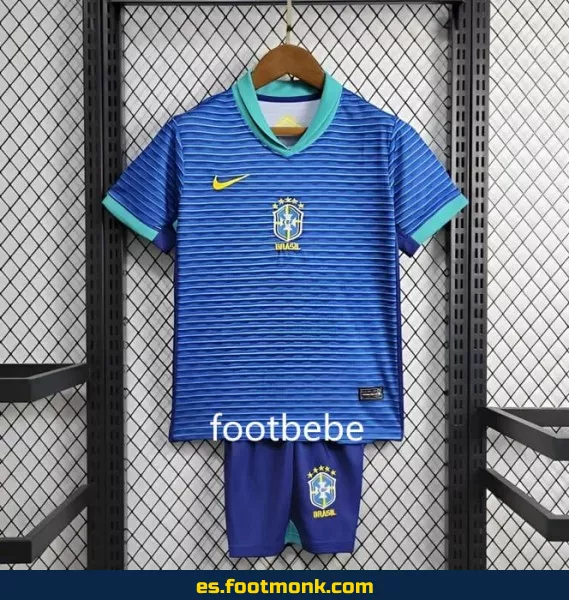 Camiseta Brasil Niño 2024 Edición Especial Azul – Réplica Oficial