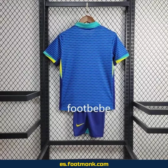 Camiseta Brasil Niño 2024 Edición Especial Azul – Réplica Oficial