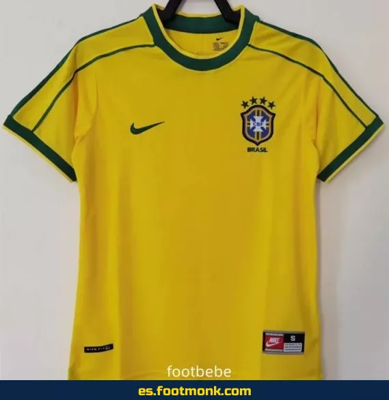 Camiseta Brasil Vintage 1998 Edición Especial - Domicilio