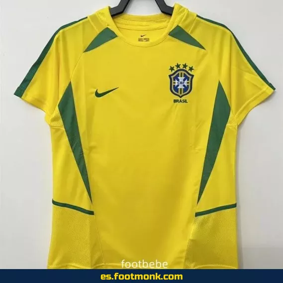 Camiseta Brasil Vintage 2002 Local - Edición Retro - Fútbol Colección