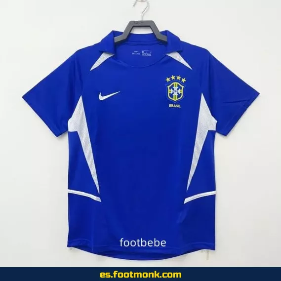 Camiseta Brasil Vintage 2002 Exterior - Edición Retro - Réplica Oficial