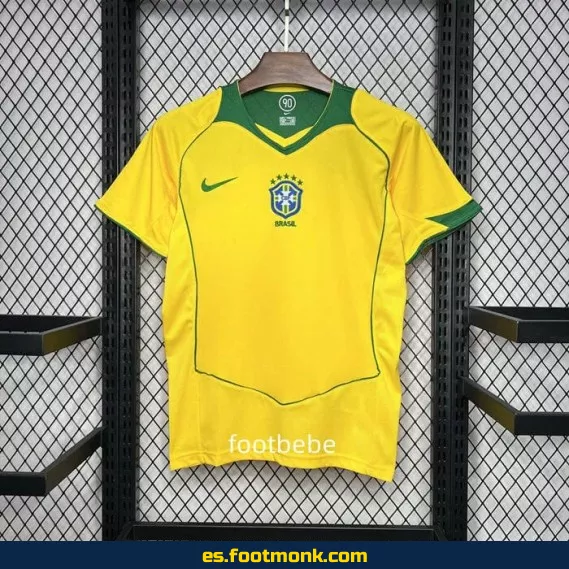 Camiseta Brasil Vintage 2004 Local - Edición Retro Oficial