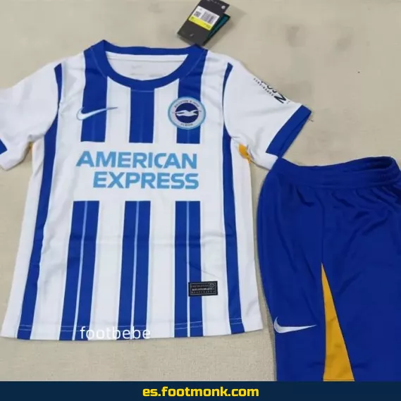 Camiseta Brighton Niños 2024-2025 Local – Envío a Domicilio