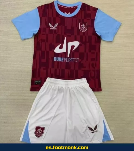 Camiseta Burnley Niños 2024-2025 Local – Edición Oficial