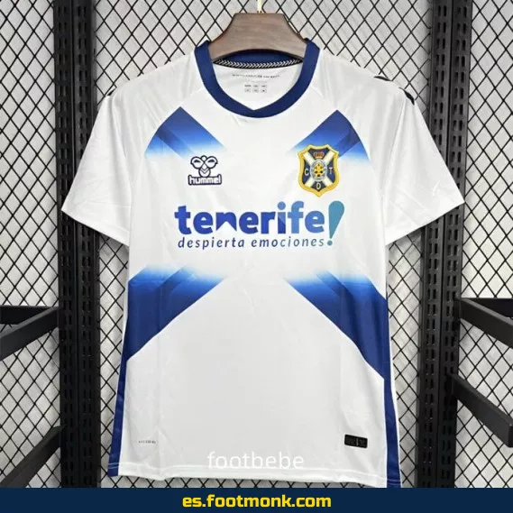 Camiseta Oficial CD Tenerife 2024-2025 Local Blanca – Edición Especial – Envío a Domicilio