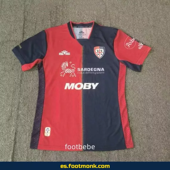 Camiseta Oficial Cagliari Calcio 2024-2025 Local - Edición Nueva Temporada