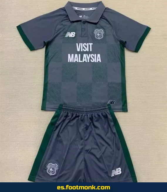 Camiseta Oficial Cardiff City Niños 2024-2025 Temporada Exterior – Comprar Online