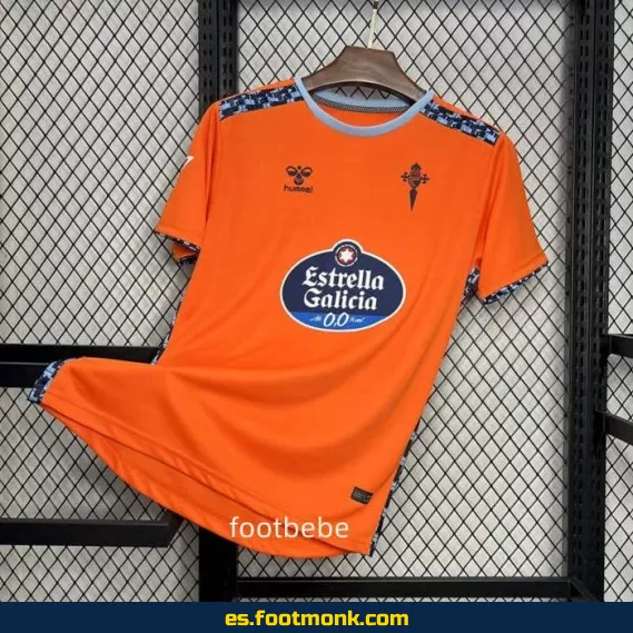 Camiseta Oficial del Celta de Vigo 2024-2025 Tercera Equipación Naranja – Edición Especial
