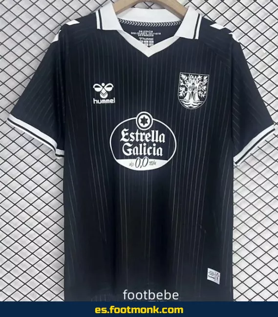 Camiseta Oficial Celta de Vigo 2025 - Edición Especial Centenario Negro - Personalizable