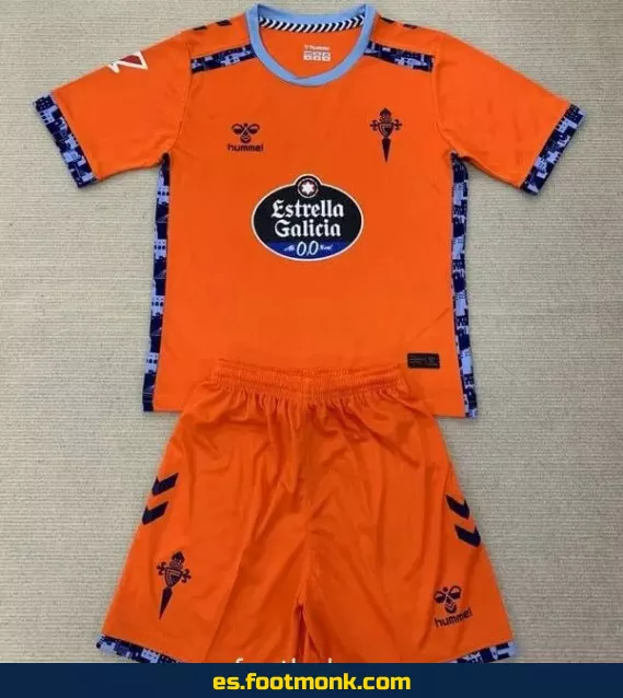 Camiseta Celta de Vigo Tercera Equipación 2024-2025 Niños Naranja – Edición Oficial