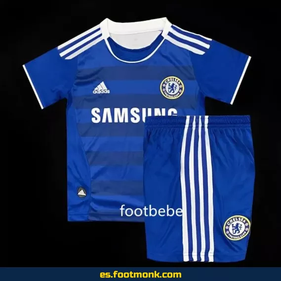 Camiseta Chelsea Infantil Vintage 2011-2012 Local – Edición Retro para Niños