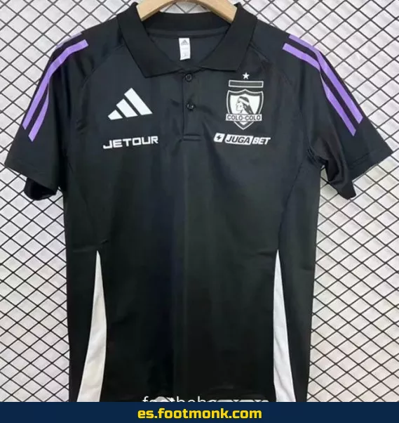 Polo Negro Colo-Colo 2025-2026 - Camiseta Oficial de Fútbol Edición Especial