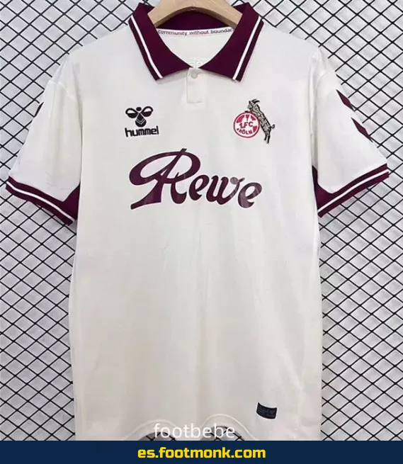 Maillot Cologne 2025-2026 Blanco – Camiseta Oficial de Fútbol Edición Especial