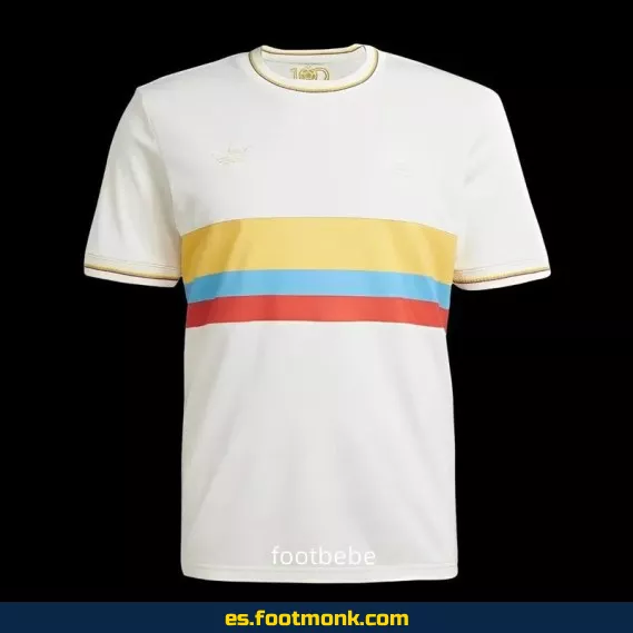 Camiseta Colombia 2024-2025 100 Años Edición Especial Blanca – Réplica Oficial