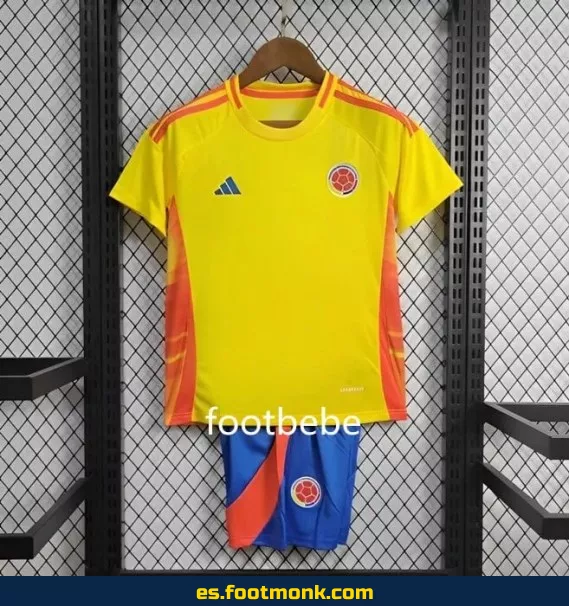 Camiseta Colombia Niños 2024-2025 Local Amarilla – Edición Oficial